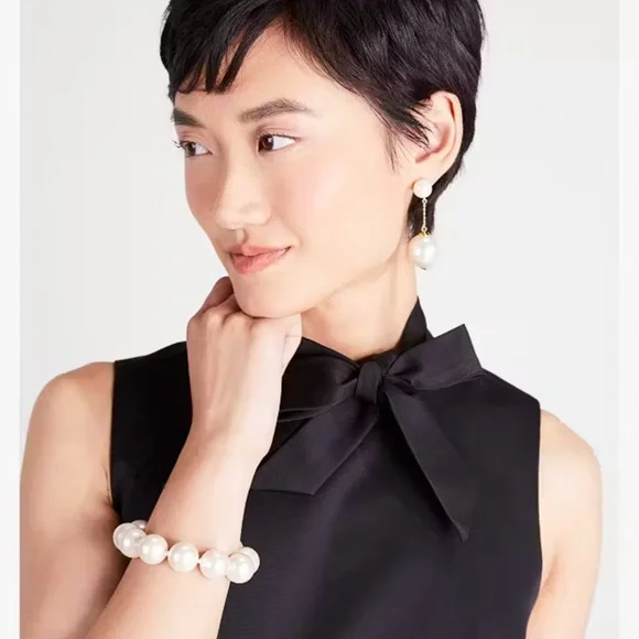 kate spade new york Faille Knott Dress - size 4 - Picture 2 of 9